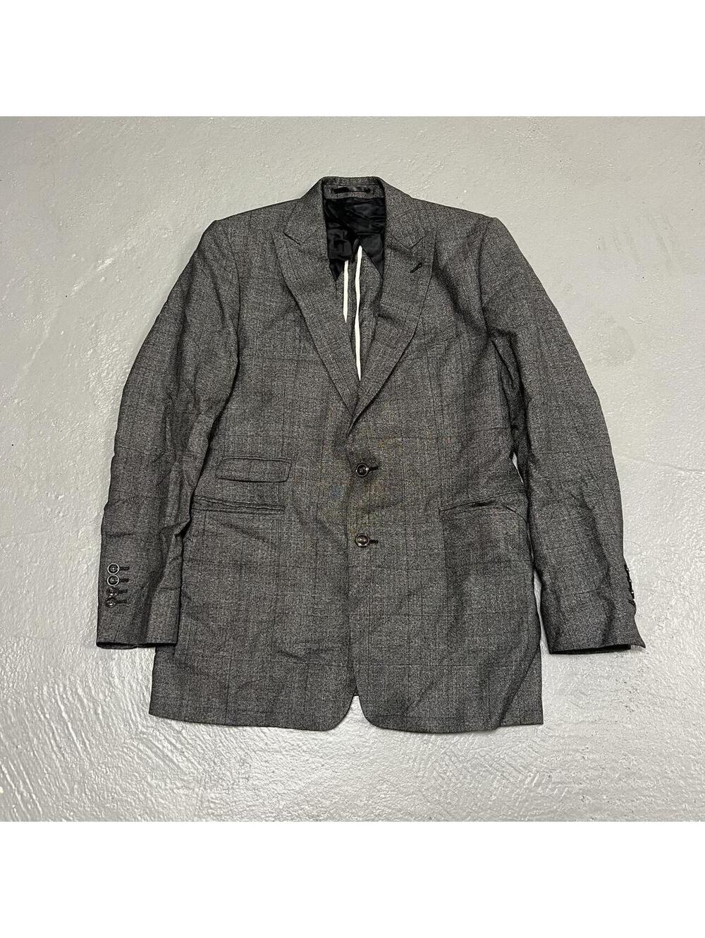 Reiss 100% Wool Gray Mens Blazer PROTOTYPE SAMPLE